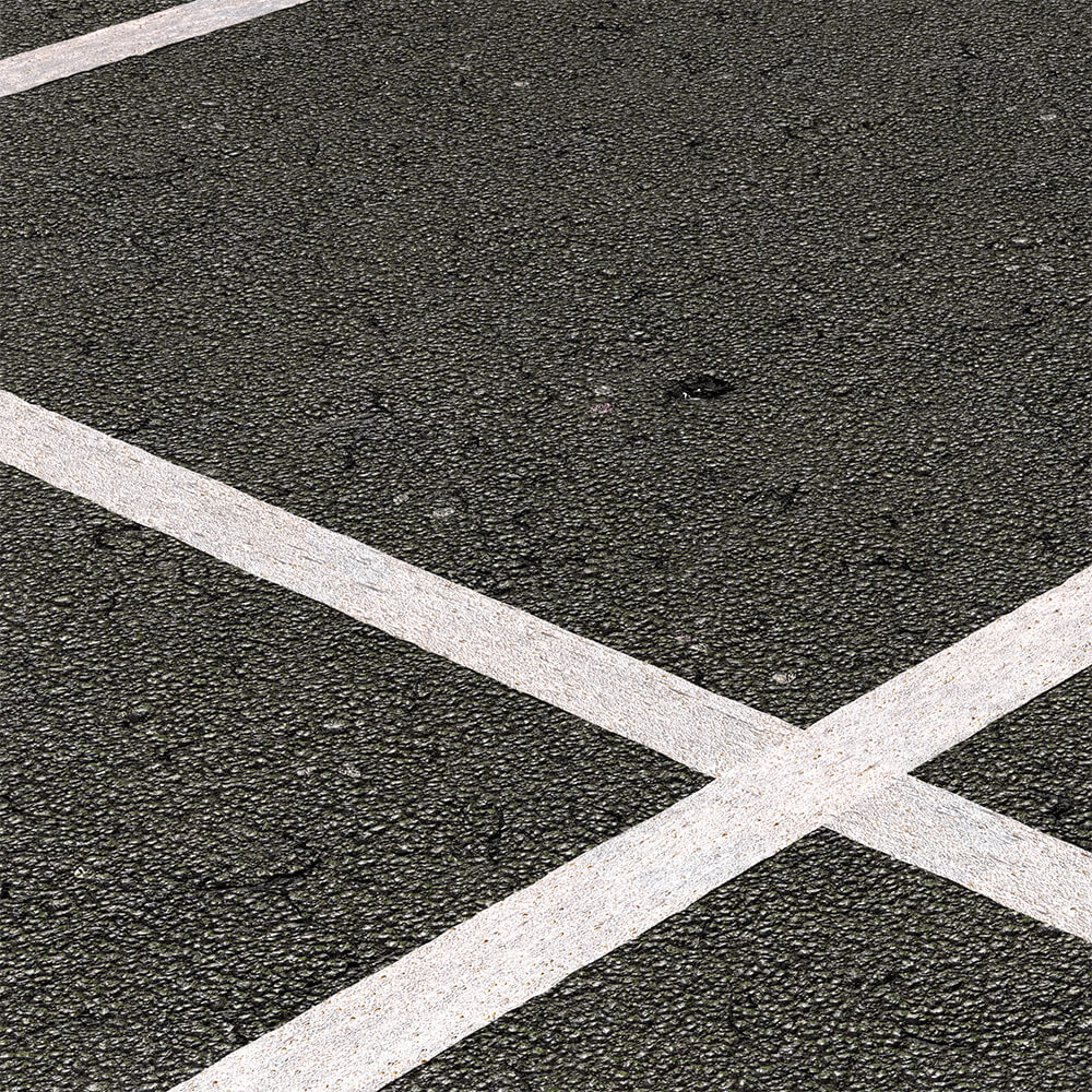 PREMARK Fahrbahnmarkierung, Straßen und Verkehrswege, weiß, 12 cm, 6 x 5 m/Rolle