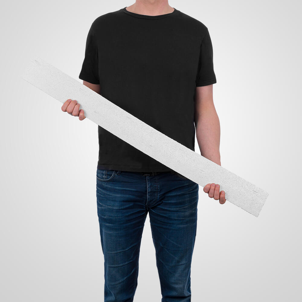 BIGPACK PREMARK Fahrbahnstreifen, weiß, 100 x 10 cm, 50 Stück