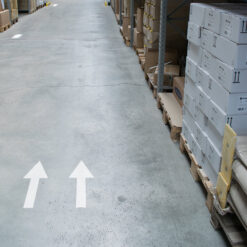 Schablonen-Set Pfeile, 4-teilig, zwei Größen, Kunststoff, wiederverwendbar