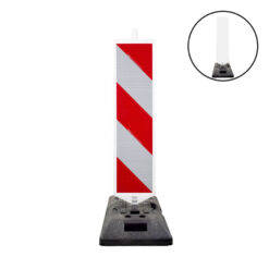 Leitbaken-Set K1-Fuß, StVO/RSA, rechtsweisend, 1-seitig, RA2, 25 x 100 cm