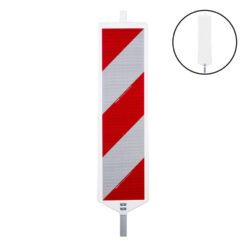 Leitbake, StVO/RSA, linksweisend, 1-seitig, RA2, 25 x 100 cm