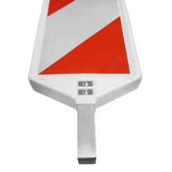 Leitbake, StVO/RSA, linksweisend, 1-seitig, RA2, 25 x 100 cm