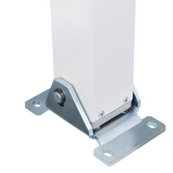 Klapp-Pfosten, r/w, zum Aufdübeln, verschiedenschließend, 7 x 7 cm, 100 cm