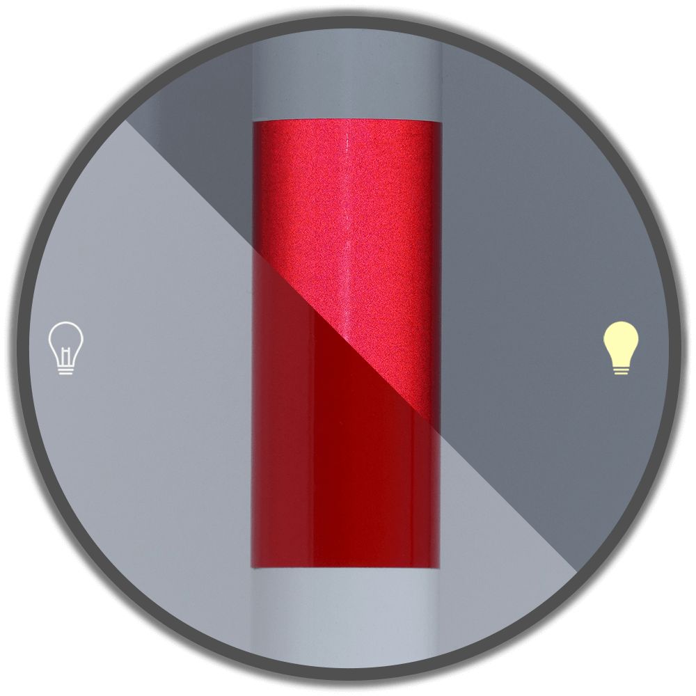 Absperr-Pfosten aus Stahl, zum Herausnehmen, 2 Ösen, rot/weiß, Ø 6 cm, 140 cm