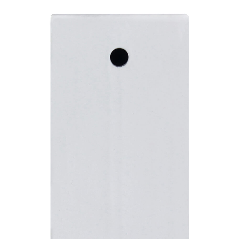 Absperr-Pfosten aus Stahl, zum Aufdübeln, rot/weiß, 7 x 7 cm, 100 cm