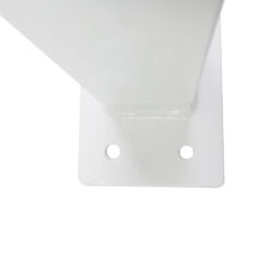 Absperr-Pfosten aus Stahl, zum Aufdübeln, rot/weiß, 7 x 7 cm, 100 cm