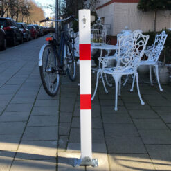 Klapp-Pfosten, r/w, zum Aufdübeln, verschiedenschließend, 7 x 7 cm, 100 cm