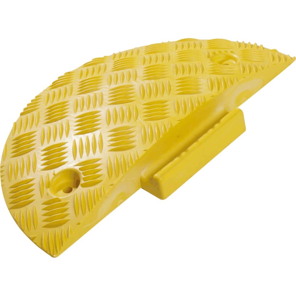 WEMAS Bodenschwelle 20 km/h, Anfangsstück Temposchwelle, gelb, 42,5x21,25x5 cm