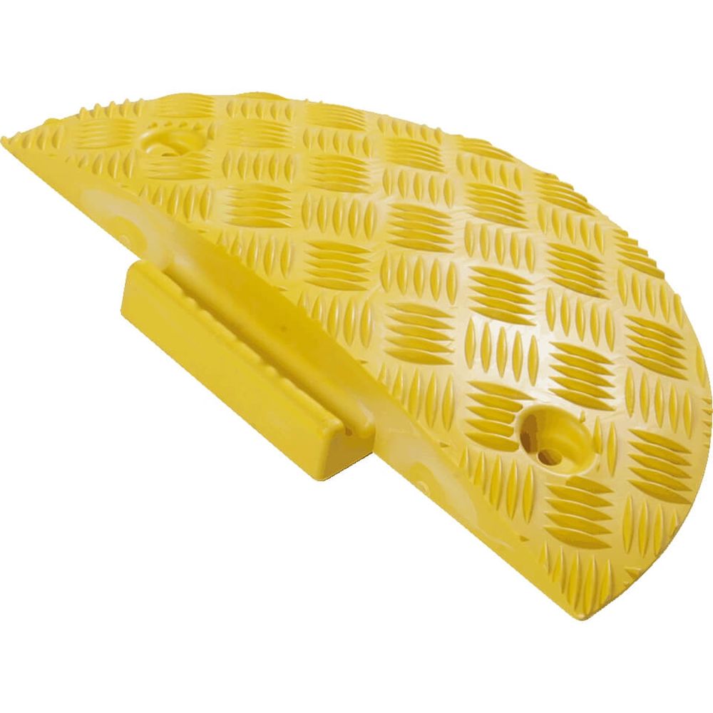 WEMAS Bodenschwelle 5-10 km/h, Anfangsstück Temposchwelle, glb, 42,5x21,25x7,5cm