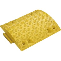 WEMAS Bodenschwelle 5-10 km/h, Mittelstück Temposchwelle, gelb, 50 x 42,5 x 7,5 cm