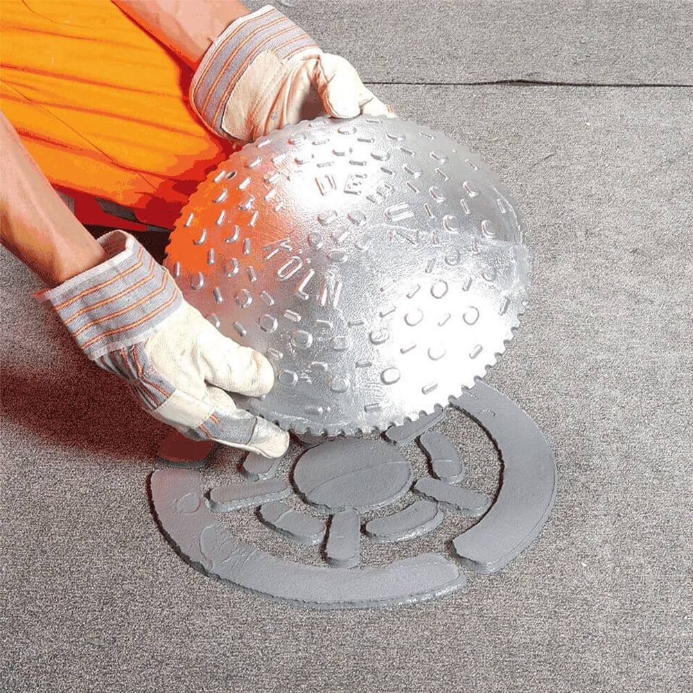 Kölner Teller, Tempostopper, extrem belastbar, Aluguss, Ø 30 cm, Höhe: 5,7 cm