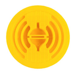 Bodenmarkierungsnagel GELB, Kunststoff, ohne Reflektoren, gelb, Ø 12 cm, 4 Stück