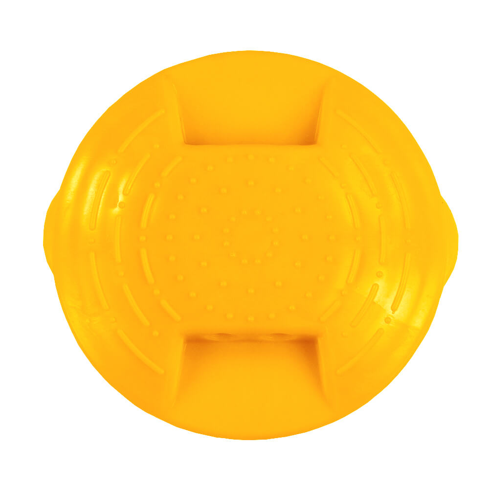 Bodenmarkierungsnagel GELB, Kunststoff, ohne Reflektoren, gelb, Ø 12 cm, 4 Stück