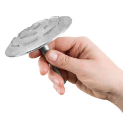 Bodenmarkierungsnagel ALU, zum Einschlagen, spitzer Schaft, Ø 10 cm, 4 St.