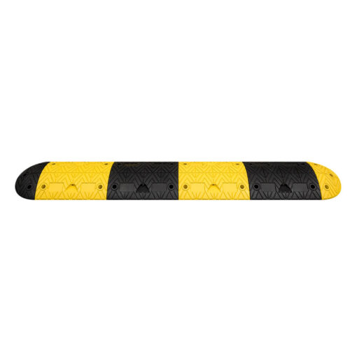 Bodenschwellen-Set 5-10 km/h, 2,4 m gelb/schwarz kombiniert, 7,5 cm hoch