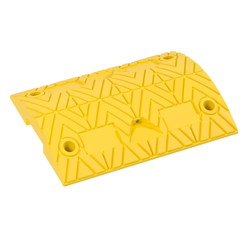 Bodenschwelle 5-10 km/h, Mittelstück Temposchwelle, gelb, 50 x 40 x 7,5 cm
