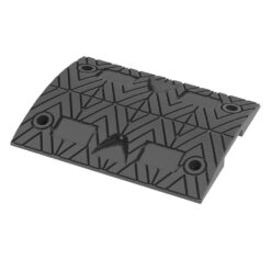Bodenschwelle 20 km/h, Mittelstück Temposchwelle, schwarz, 50 x 40 x 5 cm
