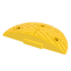 Bodenschwelle 5-10 km/h, Anfangsstück Temposchwelle, gelb, 20 x 40 x 7,5 cm