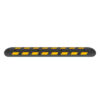 Fahrbahnschwellen-Set 5-10 km/h, schwarz, reflektierend, 220 x 30 x 7,5 cm