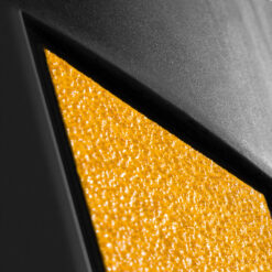 Fahrbahnschwellen-Set 20 km/h, schwarz, reflektierend, 220 x 30 x 5,6 cm