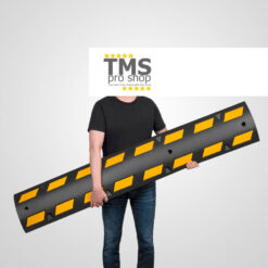 Fahrbahnschwellen-Set 20 km/h, schwarz, reflektierend, 220 x 30 x 5,6 cm