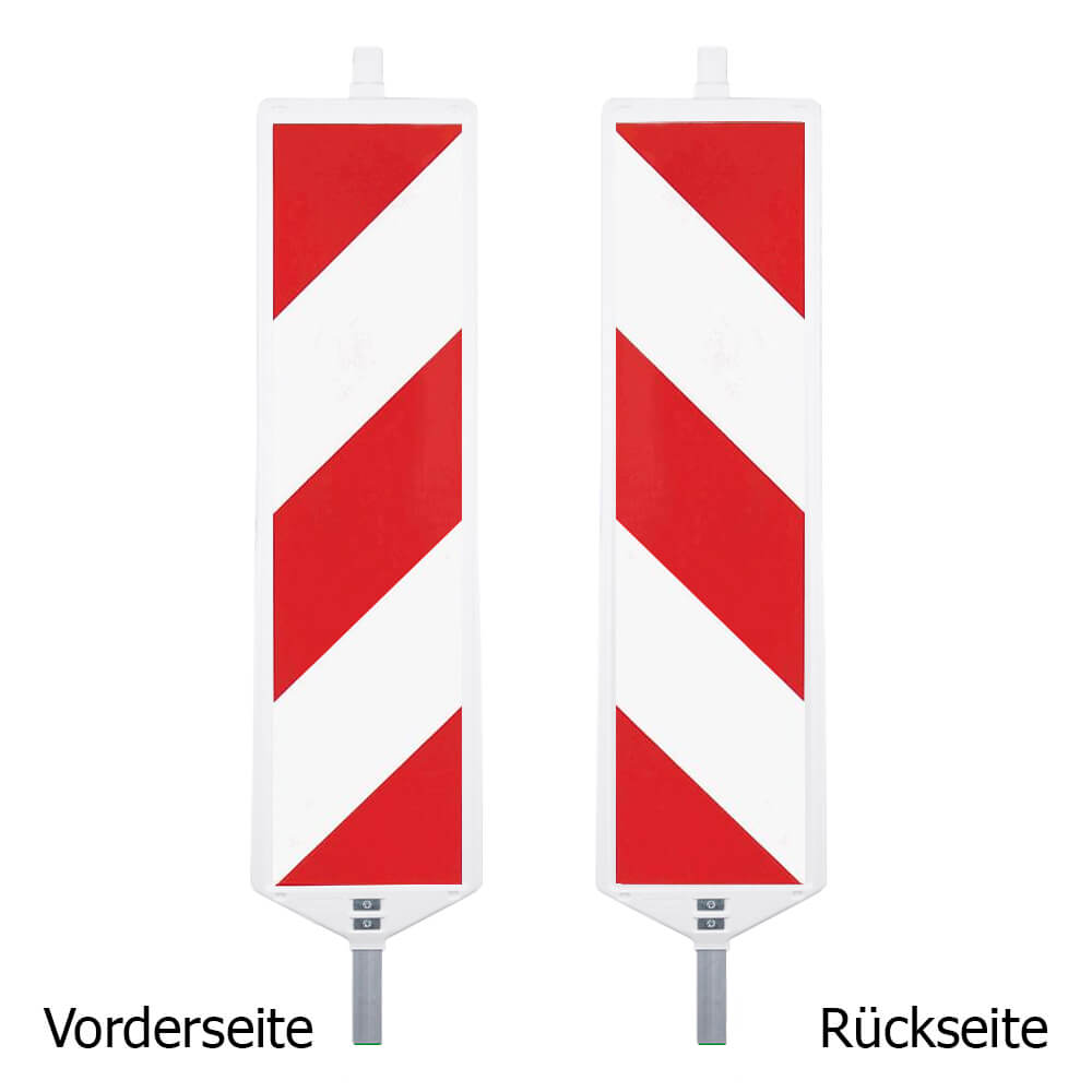 Leitbaken-Set K1-Fuß & Leuchte, Basic, rechts-/linksweisend, 2-seitig, RA1