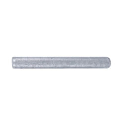 Absperr-Pfosten aus Stahl, zum Einbetonieren, rot/weiß, Ø 6 cm, 140 cm