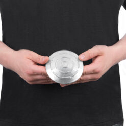 Bodenmarkierungsnagel ALU, zum Einschlagen, spitzer Schaft, Ø 10 cm, 4 St.