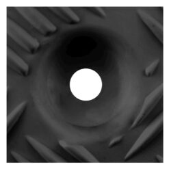 2-teiliger WEMAS Tempo-Stopper Schwarz, für 5 - 10 km/h, 42,5 cm Ø, 7,5 cm hoch