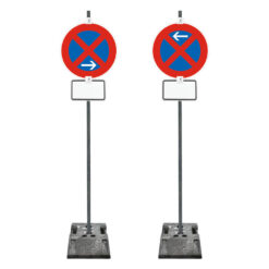 Haltverbotzonen Set, Basic, A/E, rechts, 16-tlg., mobil, K1, RA1, Ø 60 cm