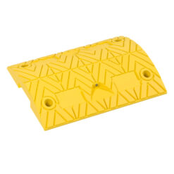 Bodenschwellen-Set 5-10 km/h, 1,9 m gelb/schwarz kombiniert, 7,5 cm hoch