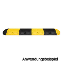 Bodenschwelle 5-10 km/h, Anfangsstück Temposchwelle, gelb, 20 x 40 x 7,5 cm