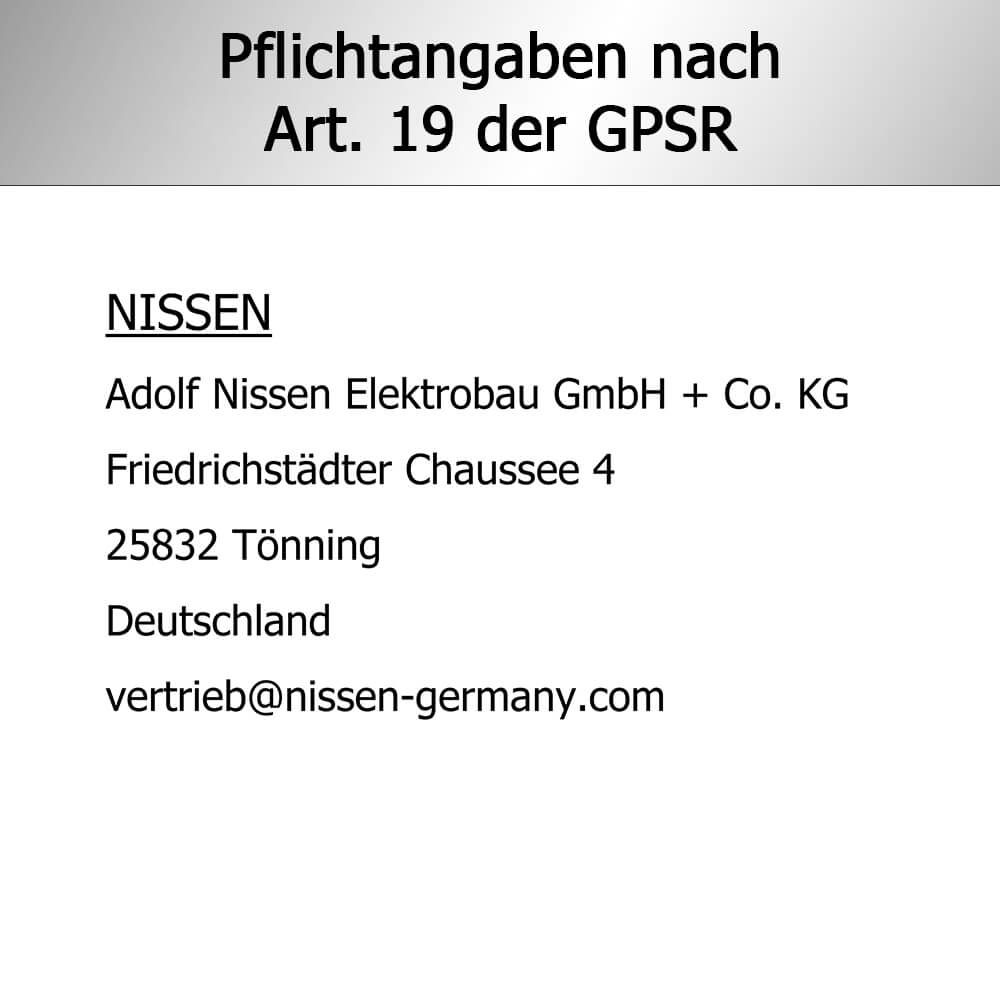 NISSEN Baken- und Warnleuchte BakoLight LED, gelb, EN 12352, Ø 20 cm