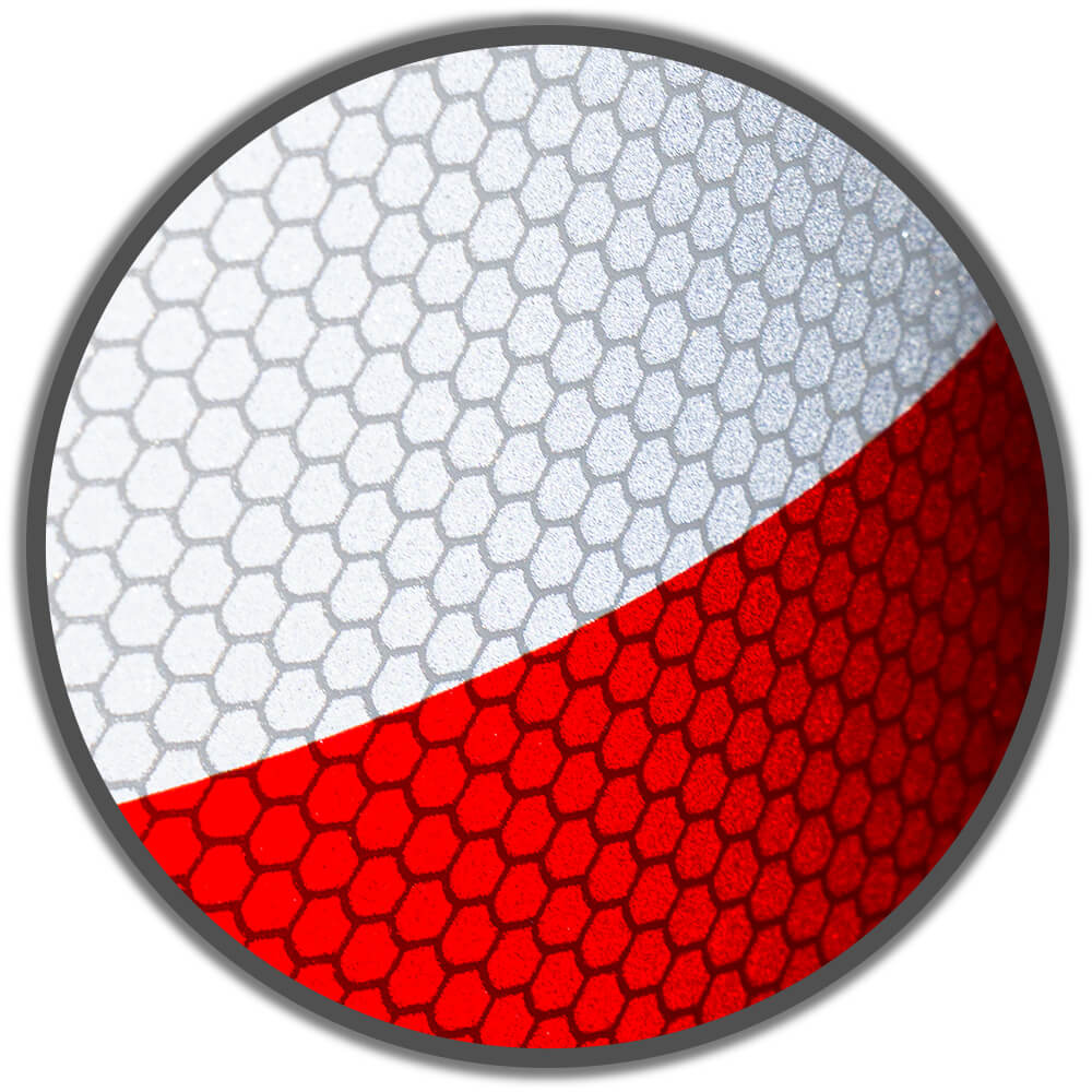 StVO Leitkegel RA 2, BASt, Farbe: reflektierend rot/weiß, Höhe: 75 cm