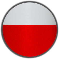Sperrpfosten, Dreikantschloss, Einbetonieren, 2 Kettenösen, rot/weiß, Ø 6 cm