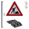 Schilder-Set 'Achtung Baustelle' mit VZ 123, RA2, mobil, 5-teilig