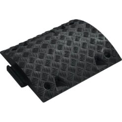 WEMAS Bodenschwellen-Set 5-10 km/h, 2,5 m gelb / schwarz kombiniert, 7,5 cm hoch