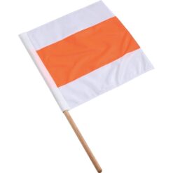 RSA-Set: Schilderhalter Vario Maxi, RA2-Verkehrszeichen 101 und Warnflagge