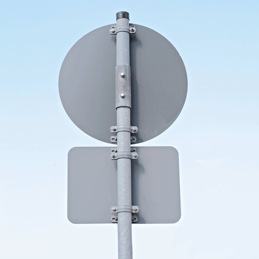 BIGPACK 3 x Rohrpfosten zum Einbetonieren, Ø 7,6 cm, Länge 2,5 m, aus Stahl