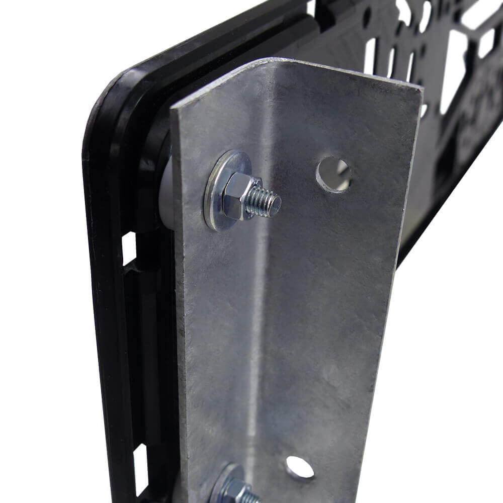 Parkplatzreservierungsschild DIENSTFAHRZEUG, Set zum Aufschrauben, 52 x 11 cm