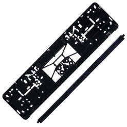 Parkplatzreservierungsschild FIRMENFAHRZEUG, Set zum Einschlagen, 52 x 11 cm