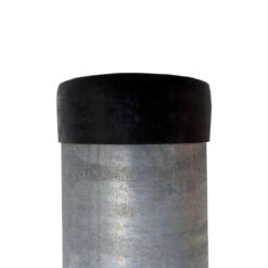 Rohrpfosten zum Einbetonieren, Ø 6 cm, Länge 3,5 m, aus Stahl, 2 mm Wandstärke