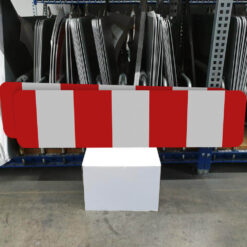 Verkehrseinrichtung VZ 627-30, Leitmal waagerecht doppelseitig, RA, 120 x 25 cm