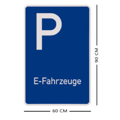 Schild Parkplatz für Elektrofahrzeuge