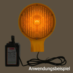 Leitbaken-Set K1-Fuß, Leuchte & XL-Batterie, StVO/RSA, linksw., 1-seitig, RA2