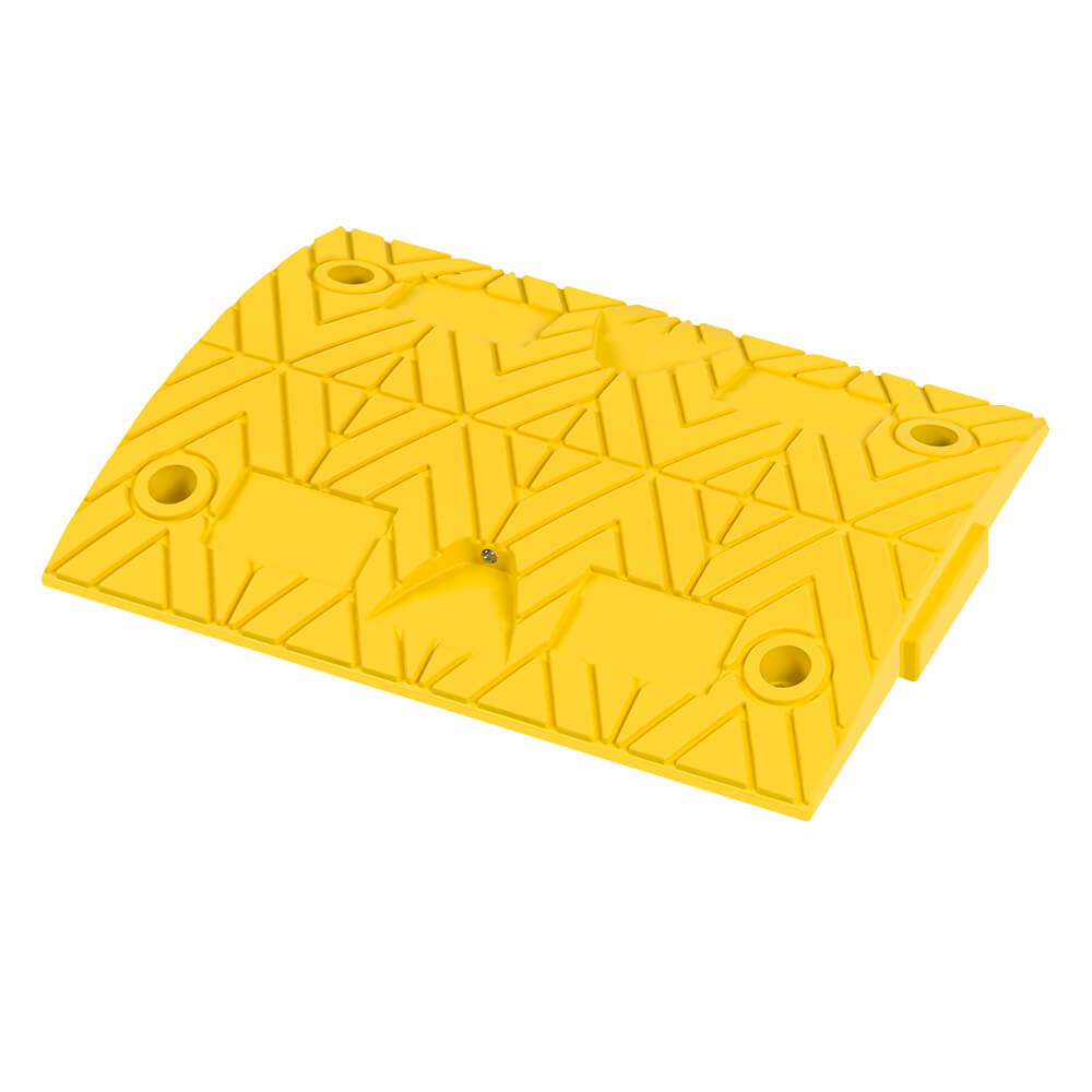 Bodenschwellen-Set 20 km/h, 2,4 m gelb/schwarz kombiniert, 5 cm hoch