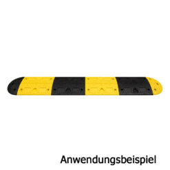 Bodenschwelle 20 km/h, Endstück Temposchwelle, gelb, 20 x 40 x 5 cm