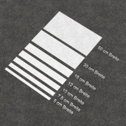 BIGPACK PREMARK Fahrbahnstreifen, weiß, 100 x 10 cm, 50 Stück