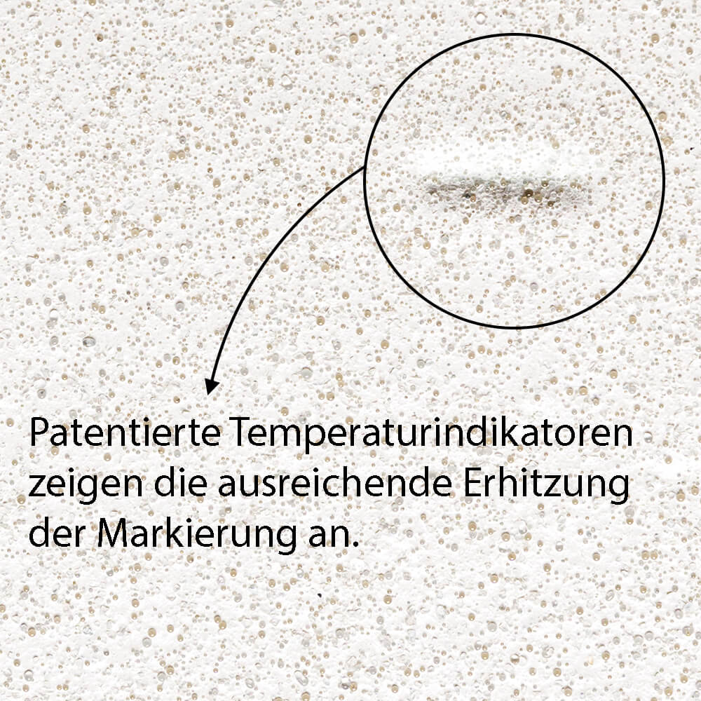 BIGPACK PREMARK Fahrbahnstreifen, weiß, 100 x 10 cm, 50 Stück