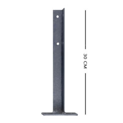 Parkplatzreservierungsschild KURZPARKER, Set zum Aufschrauben, 52 x 11 cm